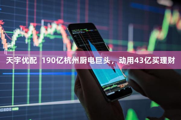 天宇优配  190亿杭州厨电巨头，动用43亿买理财